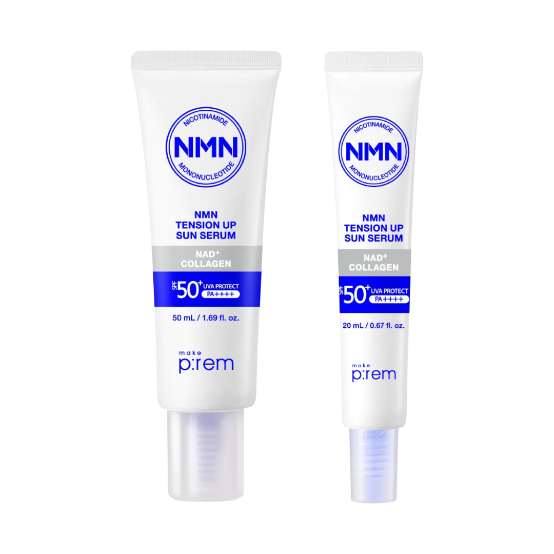 MAKE PREM NMN TENSION UP SUN SERUM SPF ДЛЯ ЛИЦА НАБОР